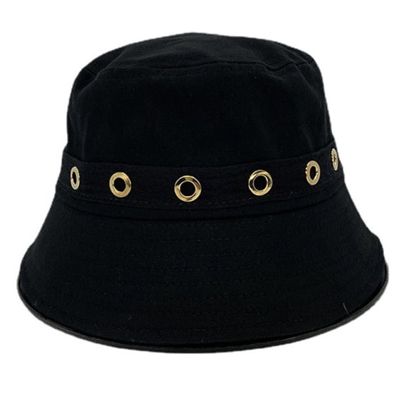 ZPAQI Elegant Bucket Hat Simple Fisherman Hat All-match Basin Hat for Daily Wearing