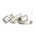 thumbnail image 1 of ZPAQI Elegant PU Belt Rhinestones Waistband Beaded Trim Sequins Belt for Jeans Pants, 1 of 20