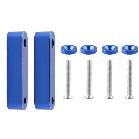 ZPAQI Engine Hood Vent Spacer Risers Aluminum Kit for 92-95 EG / 96-00 EK Car Parts