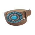 thumbnail image 1 of ZPAQI Ethnic PU Waist Belt with Metal Buckle for Fashion Enthusiasts Jeans Skirt, 1 of 21