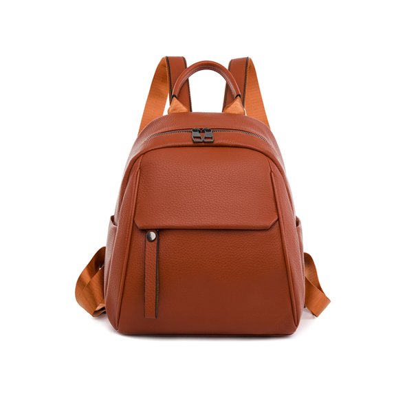 ZPAQI Fashion Pu Leather School Backpack Luxury Travel School Bag for Student Bookbag