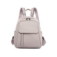 thumbnail image 1 of ZPAQI Fashion Pu Leather School Backpack Luxury Travel School Bag for Student Bookbag, 1 of 20