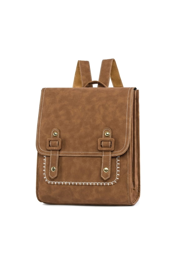 Fashion Pu Leather School Backpack Luxury Travel School Bag for Student Bookbag
