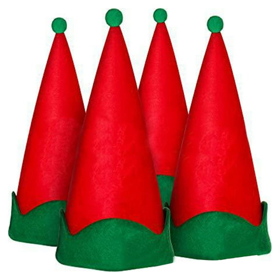ZPAQI Fashion Santa Claus Elf Hat Christmas Elf Pointed Hat for Gathering