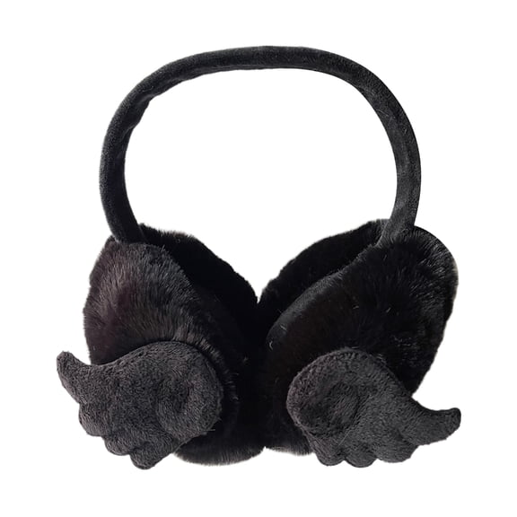 ZPAQI Fashionable Devil Plush Ear Muffs for Party Keep Warm Outdoor