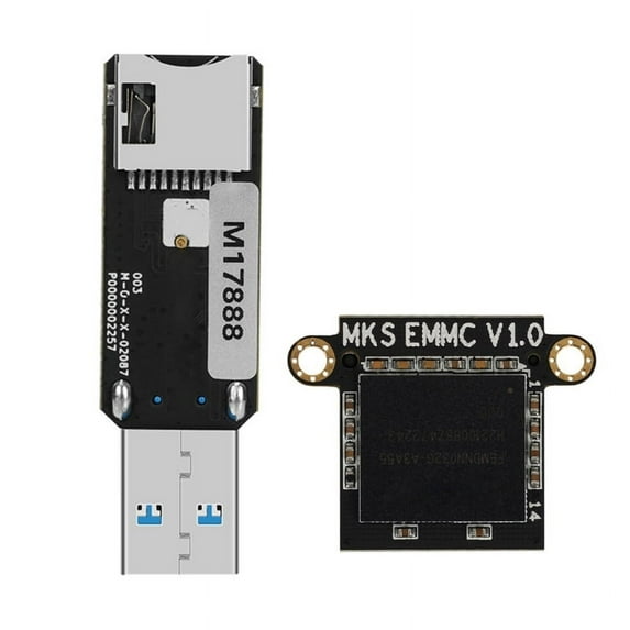 ZPAQI Fast Speed MKS EMMC USB3.0 Adapter MKS EMMC-ADAPTER V2 for EMMC Module 32G