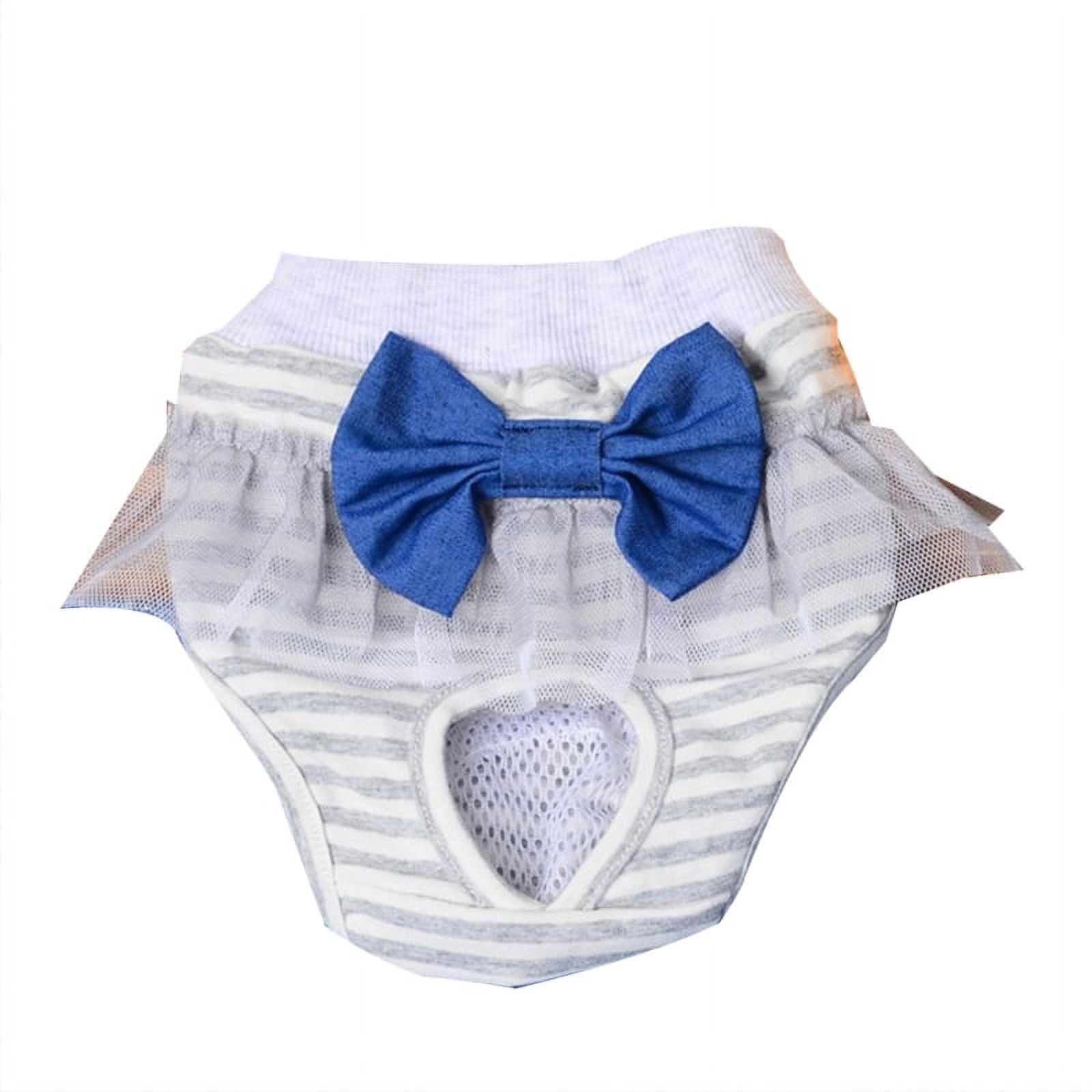 ZPAQI Female Dog Sanitary Panties Diaper Pantie Dog Reusable Diapers