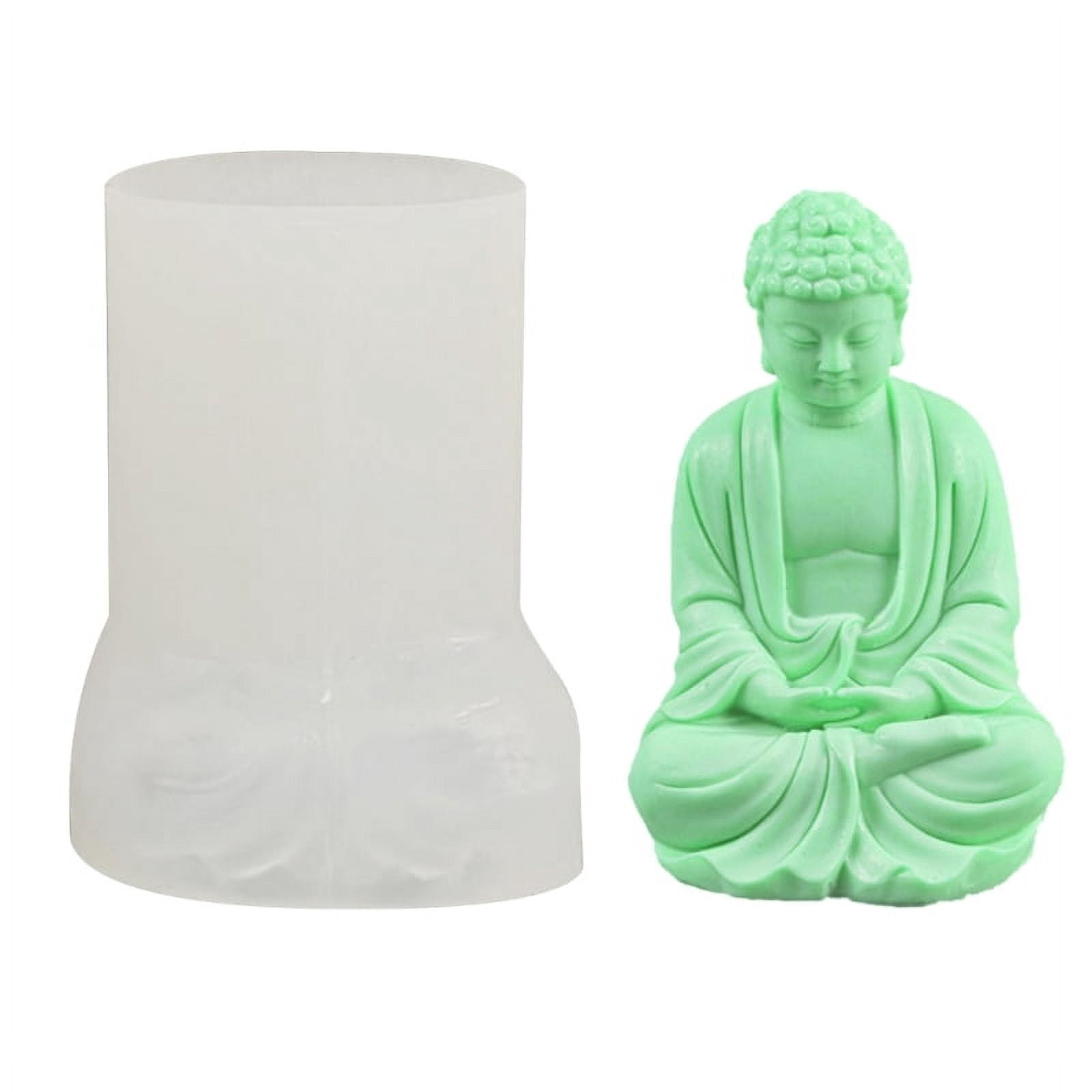 ZPAQI Figure Molds Candle Moulds Buddhism Shape Silicone Crafts Mold Silicone Material For Valentine's Day gifts