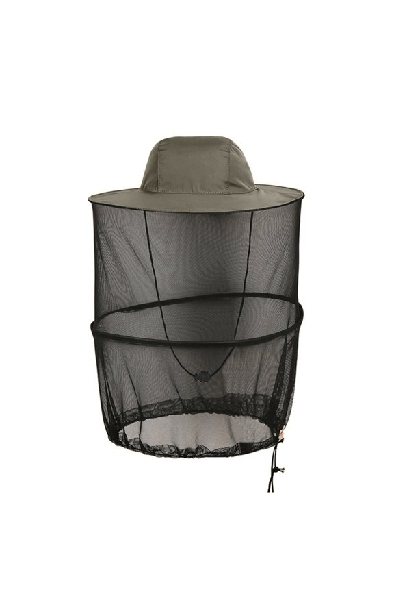 Fishing Cap Head & Face Protector Anti-mosquito Net Yarn Hat Bucket Hat Camping