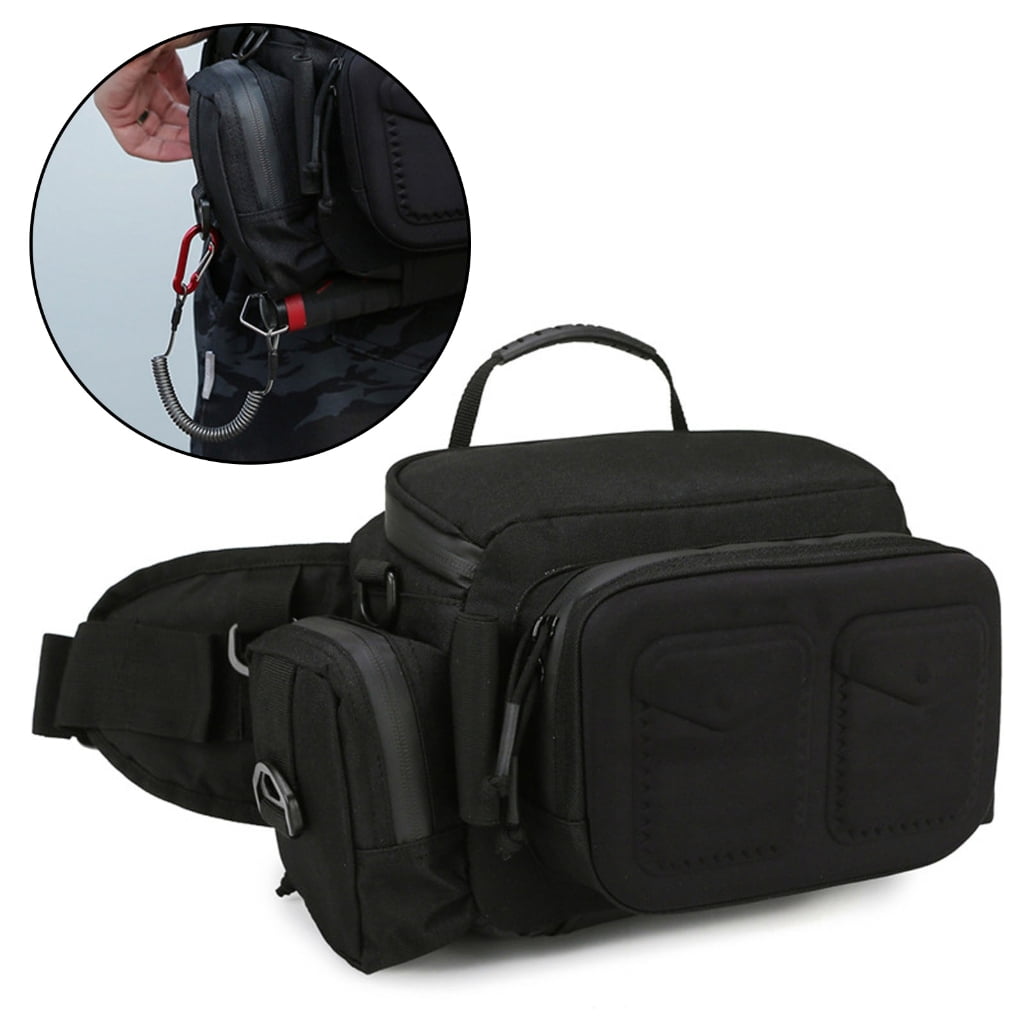 ZPAQI Fishing Tackle Bags MultiPockets Fishing Gear Bags Oxfords Cloth Shoulder Bags