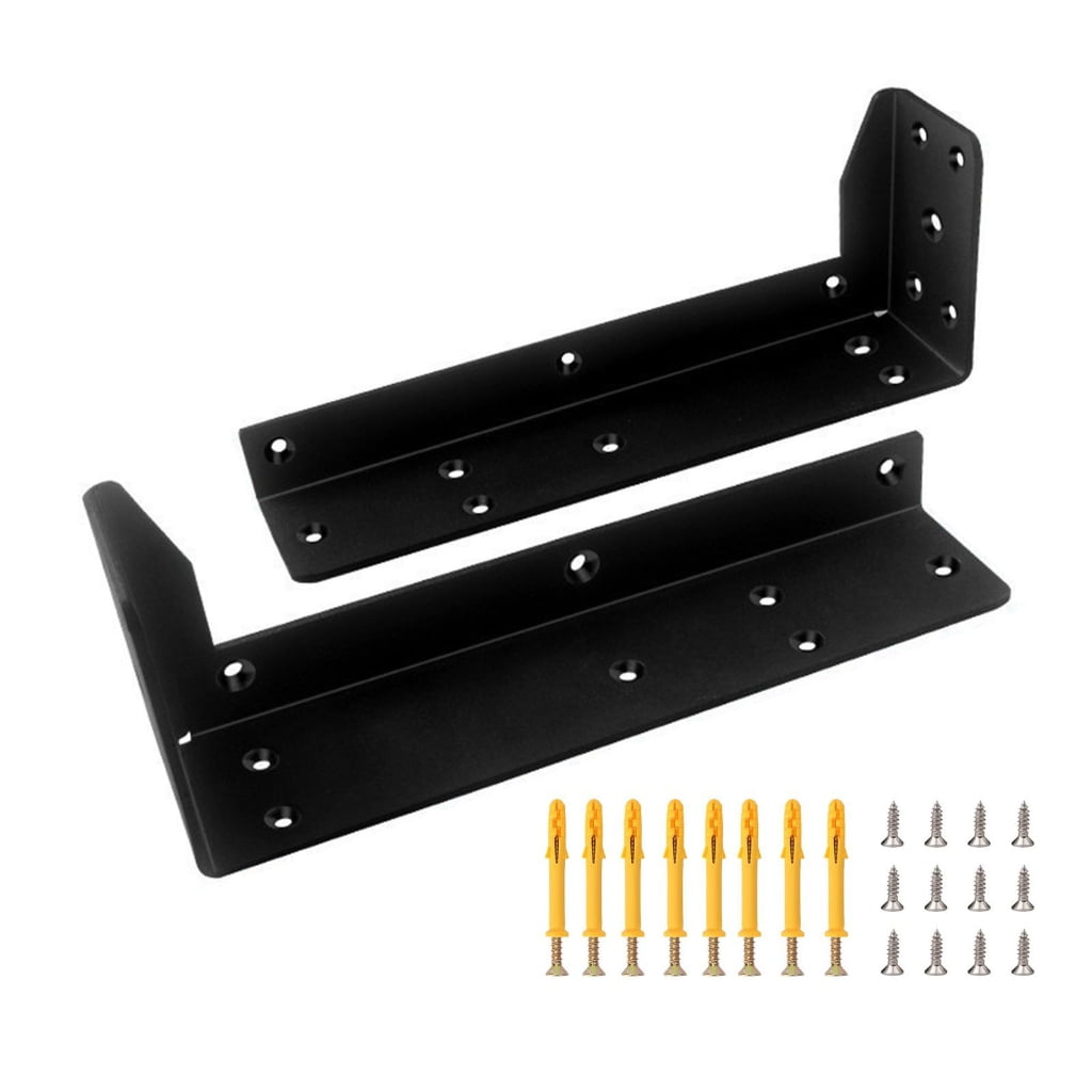 ZPAQI Floating Shelf Brackets Heavy Duty Metal Shelves Brackets Easy to Install