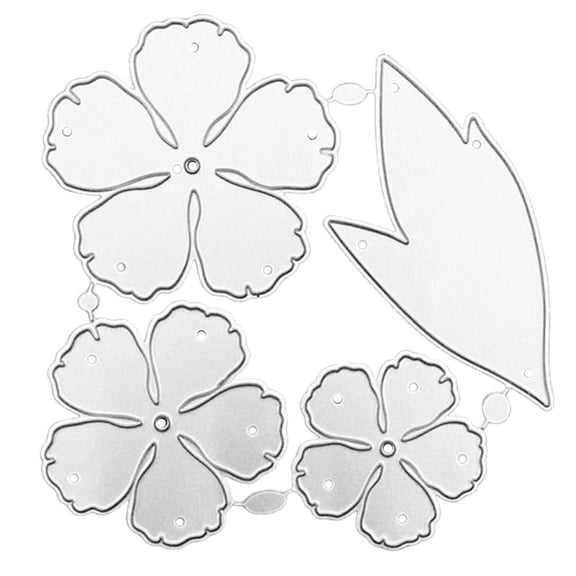 ZPAQI Flower Embossing Die-Cuts for Birthday Card Making DIY Craft
