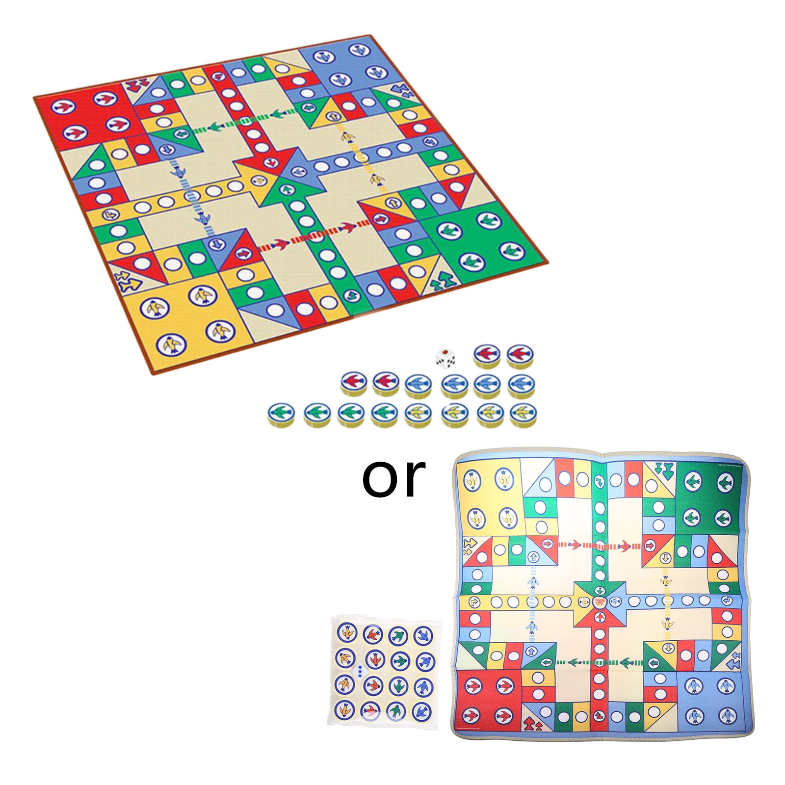 ZPAQI Flying Chess Carpet Parent-child Game Creeping Mat Kids Aeroplane Chess Rug