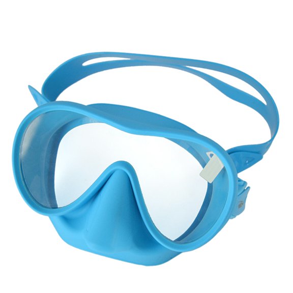 ZPAQI Free Diving Mask for Adults Anti-Fog Tempered Glass Scuba Mask Swim Mask