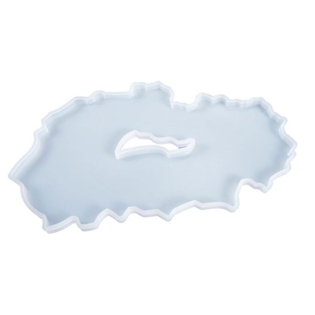 ZPAQI Fruit Plate Casting Mold Coaster Cup Mat Tray Serving Borad