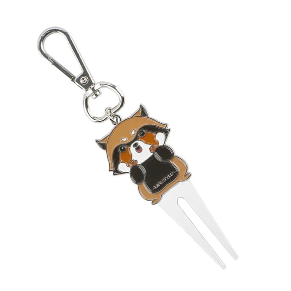 ZPAQI Golf Divot Tool Clip Balls Marker Fairway Repair Fork Golf Putting Green Fork