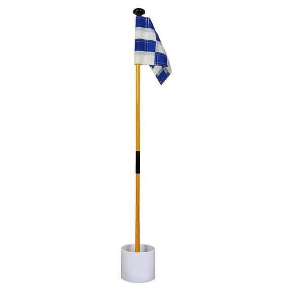 ZPAQI Golf Flagsticks, Portable Putting Green Flags Hole Cup Set, Portable Pin Flags