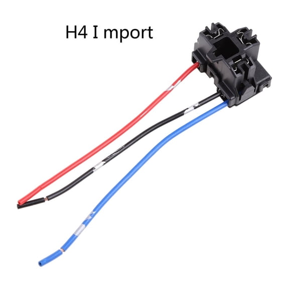 ZPAQI H4 Car Fog Light Halogen Bulb Socket Power Adapter Plug Connector Wiring Harness