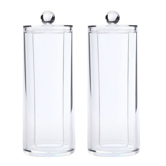 ZPAQI Hair Ties Organizer Storage Acrylic Scrunchie Holder Stand Cotton Pads Organizer