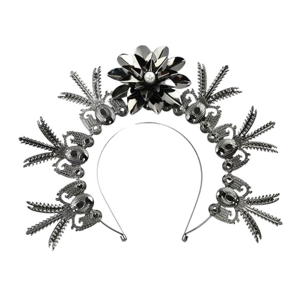 ZPAQI Halos Crown Headpiece Gothic Headdress Goddess Headband Women Hair Accessories For Valentine's Day Gift