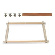ZPAQI Hands-Frees Cross Stitches Holder Frame, Hard Wood Stitching Sewing Holder Stand