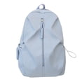 thumbnail image 1 of ZPAQI Harajuku Casual School Bag Large Capacity Solid Nylon Backpack for Women Mens, 1 of 20
