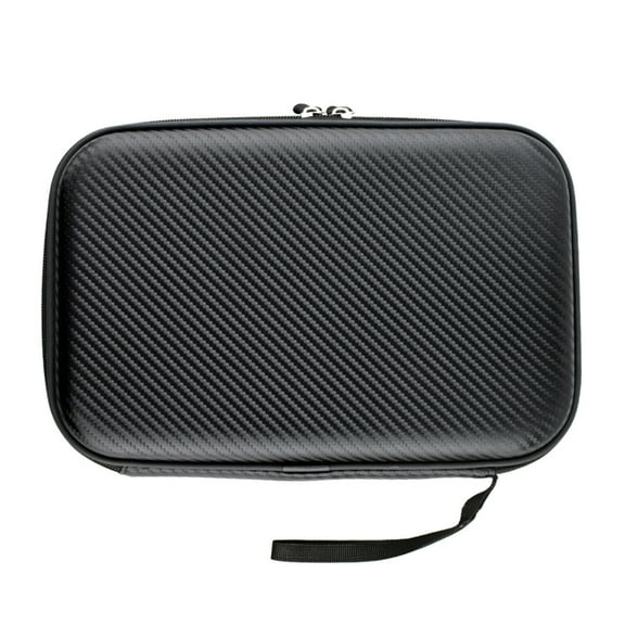 ZPAQI Hard Table Tennis Rackets Bag Square Pingpong Paddle Storage Bag Enduring