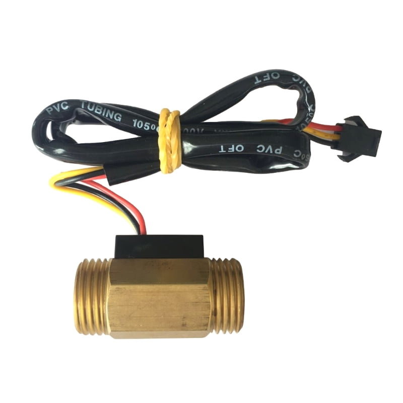 ZPAQI High Stability Brass Water Flow Sensor Hall Effect Liquid Flow