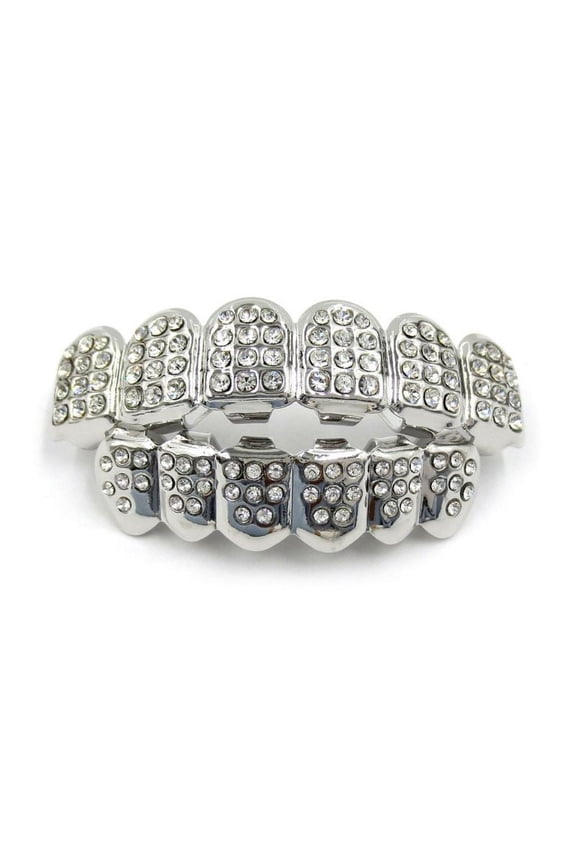 Hip Hop Teeth Grills Decorative Braces with for Teeth Rapper Cosplay