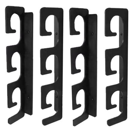 ZPAQI Horizontal 6 Rod Fishing Rod Holder Wall Mounted Fishing Poles Rack Enduring