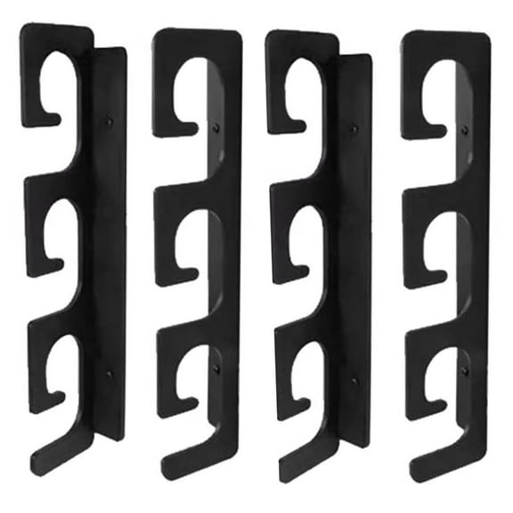 ZPAQI Horizontal 6 Rod Fishing Rod Holder Wall Mounted Fishing Poles Rack Enduring