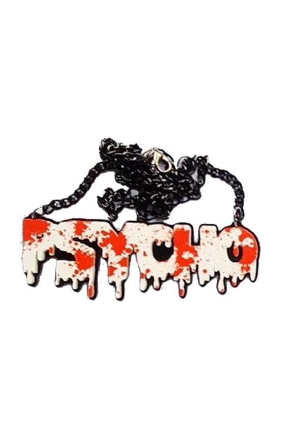 Horror Killers Pendant Necklace Dripping Blood Choker Necklaces for Women Men