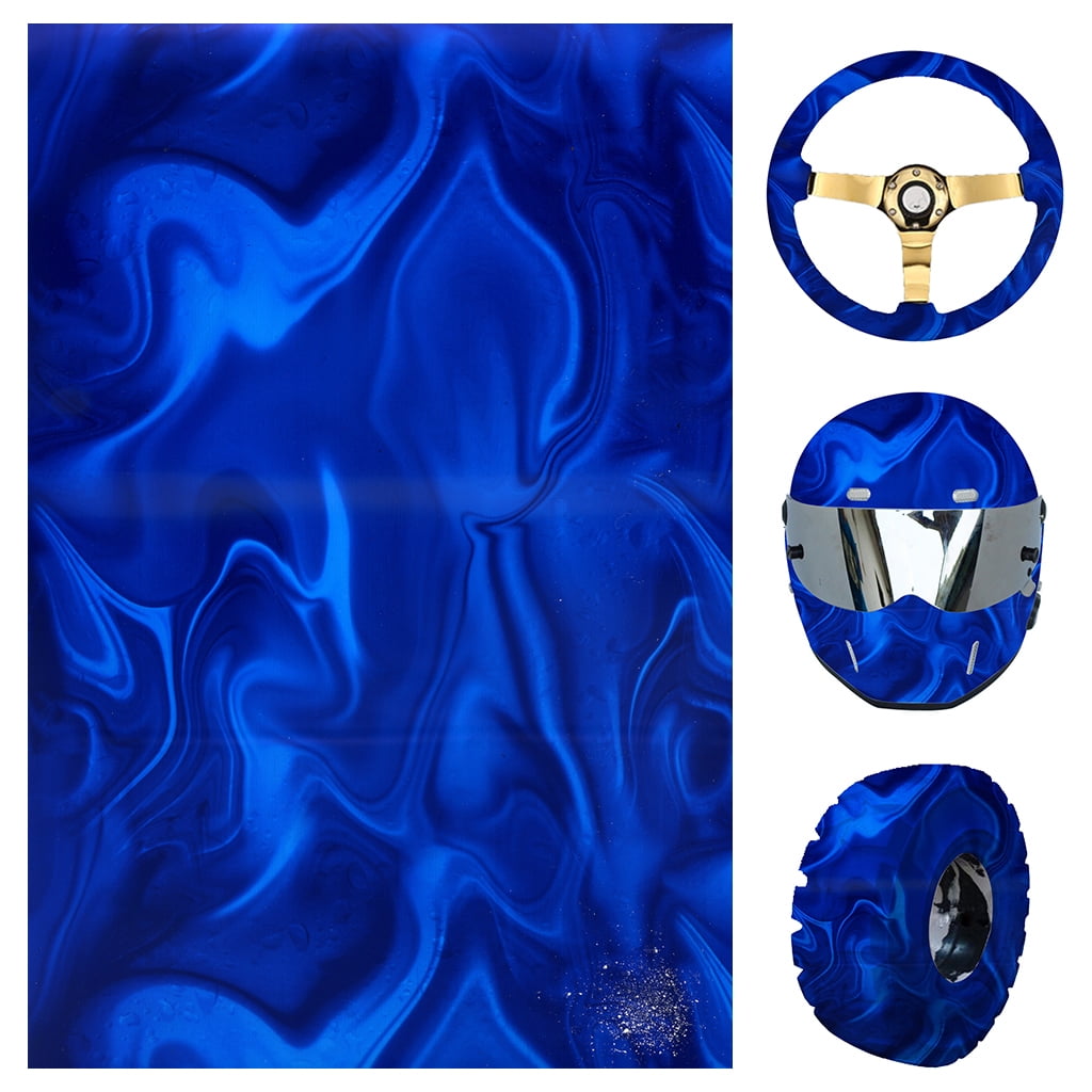 ZPAQI Hydro Dip Hydro Dipping Hydrographics Water Transfer Film Blue ...