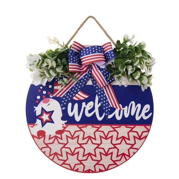 ZPAQI Independence Day Farmhouses Porch Spring Welcome Sign Welcome Sign Home