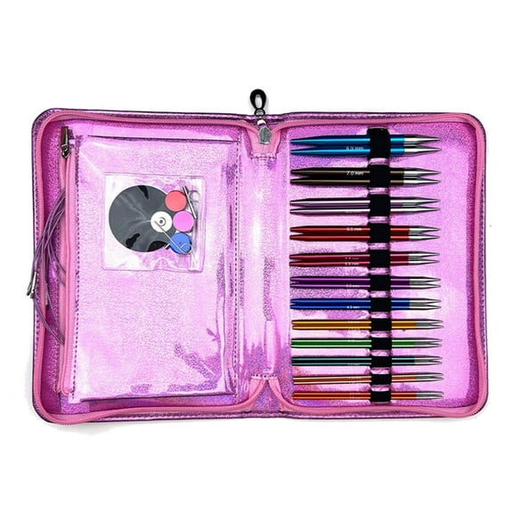 ZPAQI Interchangeable Needle Circular Knitting Needle Set Size From 3.0mm to 8.0mm