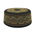 thumbnail image 1 of ZPAQI Islamic Turkish Caps Round Jewish Hats Indian Cotton Turban Hat Prayer Hat, 1 of 9