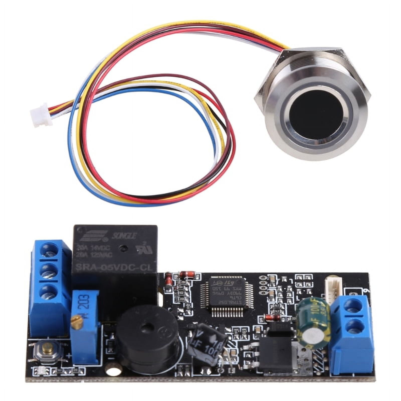 Gokelomg Fingerprint Controller K202+R503 - Fingerabdruck Steuerplatine DC12V