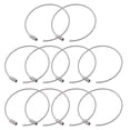 thumbnail image 1 of ZPAQI Keychain Rings Stainless Steel Wire Rings Wire Keychain for Organizing Keys, 1 of 10