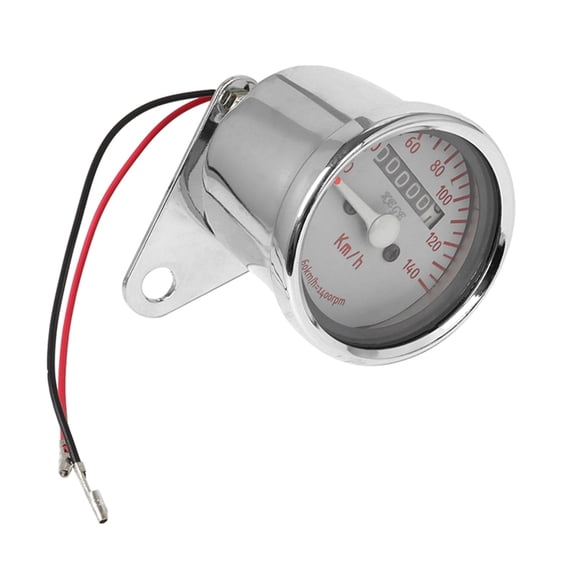 ZPAQI LED Motorcycle Speedometer Odometer Double Gauge Backlit Counter for Scooters