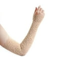 thumbnail image 1 of ZPAQI Lace Arm Sleeve Tattoo Cover Up Floral UV Protection Sleeves Elbow Protection, 1 of 12