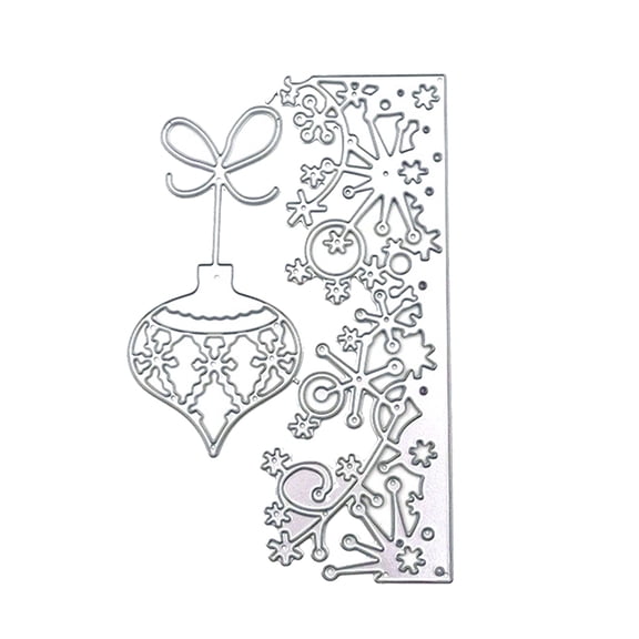 ZPAQI Lantern Lace Cutting Dies Embossing Stencil Template for DIY Paper Craft