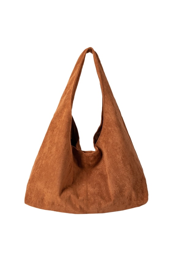 Large Capacity Retro Shoulder Bag For Women Soft Slouchy Bag Shopper Handbag