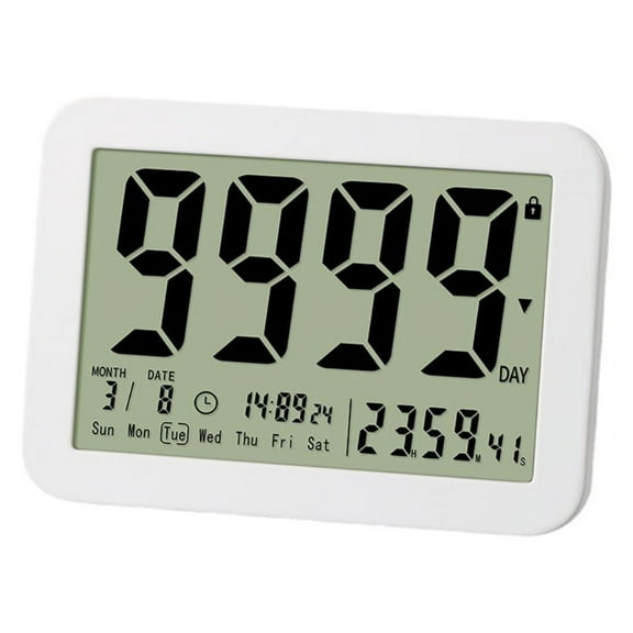 ZPAQI Large Screen Electronic Countdown Digital Timers 9999-Days Count Down Clock