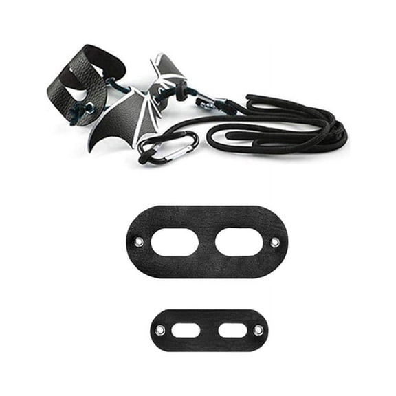 ZPAQI Lizard Traction Rope Hat Bow Tie Soft Leather Reptile Bearded Dragon Harness Leash Halloween Costume Clothes For Valentine's Day Gift