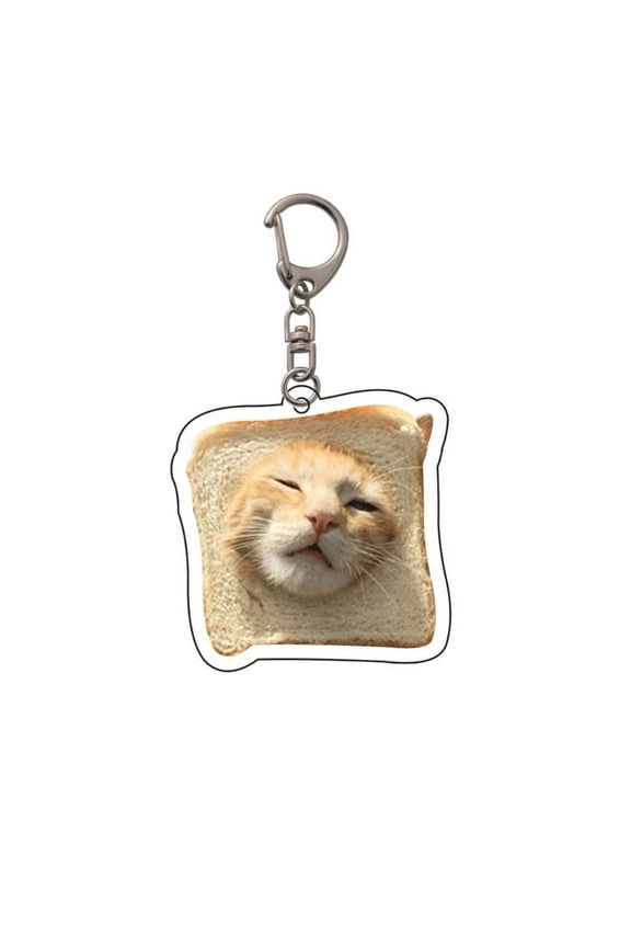 Lovely Cat Keychain Pendant Bag Keyring Hanging Ornament Cell Phone Charms-Ins
