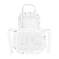 thumbnail image 1 of ZPAQI Maid Apron Cooking Aprons Ruffle Apron Waitress Apron Party Favors, 1 of 9