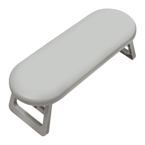 ZPAQI Manicure Hand Rest with Plastic Mat Foldable Nail Arm Support for Acrylics