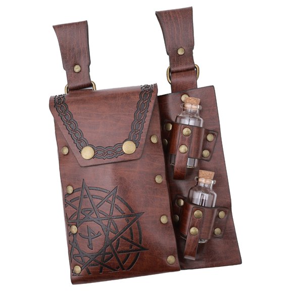 ZPAQI Medieval Side Pack Wizard Waist Pouches Side Pack