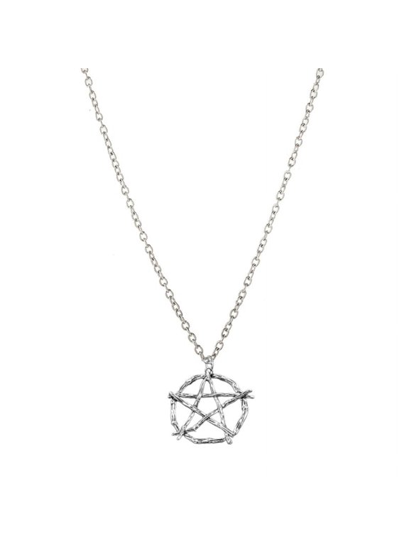 Men Women Gothic Star Necklace Witchcraft Amulet Choker Necklace Jewelry