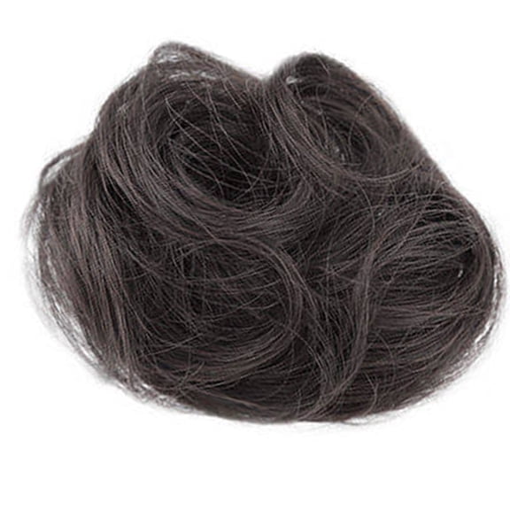 ZPAQI Messy Hair Bun Wigs Claw Clip Hair Extensions for Girls Photography